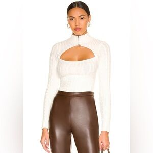 Superdown Tanya cut out sweater